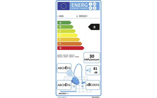 AEG AEQ12+ - &Eacute;tiquette &eacute;nergie