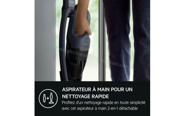AEG AS52CB18DB - Aspirateur &agrave; main 2 en 1 d&eacute;tachable