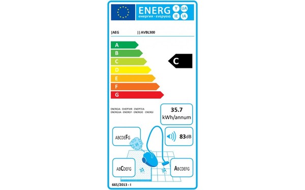 AEG AVBL300 - &Eacute;tiquette &eacute;nergie