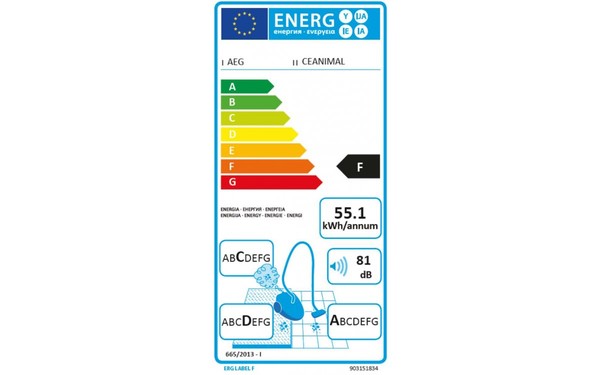 AEG CE ANIMAL - &Eacute;tiquette &eacute;nergie