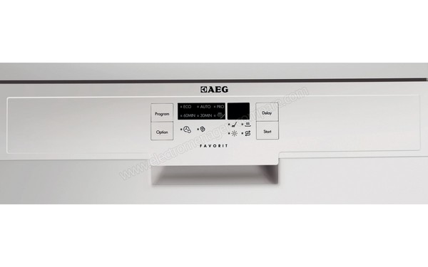 AEG F56322W0 - Panneau de commandes