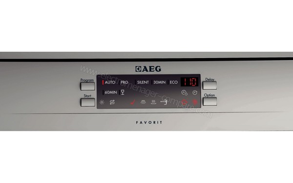 AEG F77452M0P - Panneau de commandes