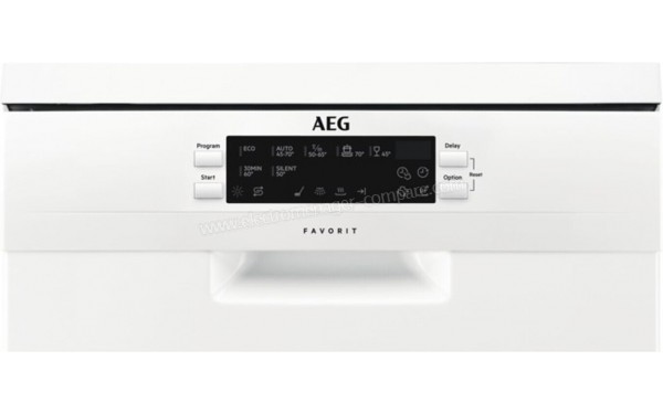 AEG FFB63400PW - Panneau de commandes (cr&eacute;dit : Darty)