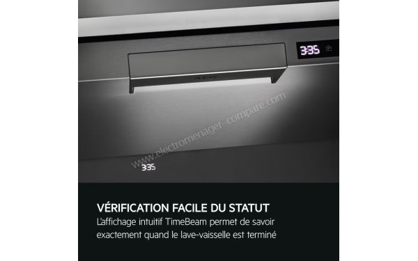 AEG FSE87708P - Affichage intuitif TimeBeam