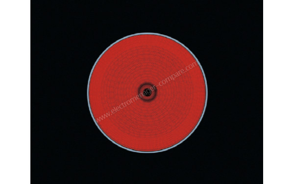 AEG HK834060XB - Zoom sur le foyer radiant