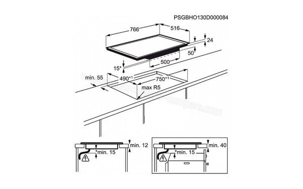 AEG HK854401XB - Niche d'encastrement