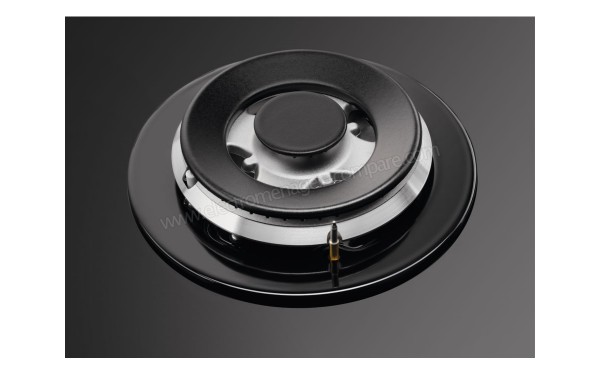 AEG HKB64540NB - Zoom sur le foyer Wok