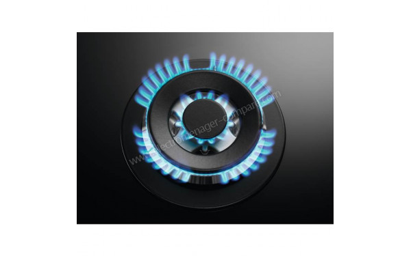 AEG HKB75450NB - Zoom sur le foyer &agrave; gaz