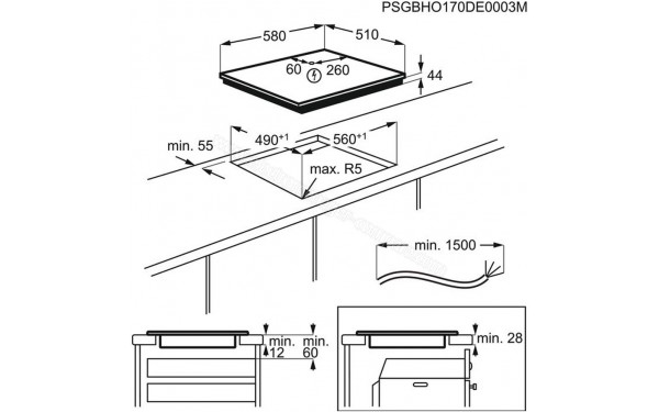 AEG IAE63851IB - Sch&eacute;ma technique