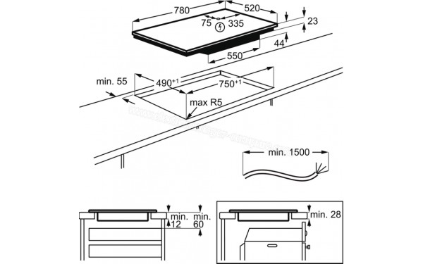 AEG IAE84881FB - Sch&eacute;ma technique
