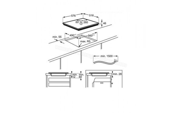 AEG IKB64401XB - Sch&eacute;ma technique