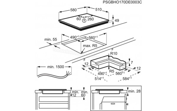 AEG IKE64450IB - Sch&eacute;ma technique