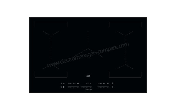 AEG IKE85451IB - Vue du dessus