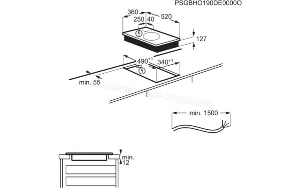 AEG IWE41600KB - Sch&eacute;ma technique