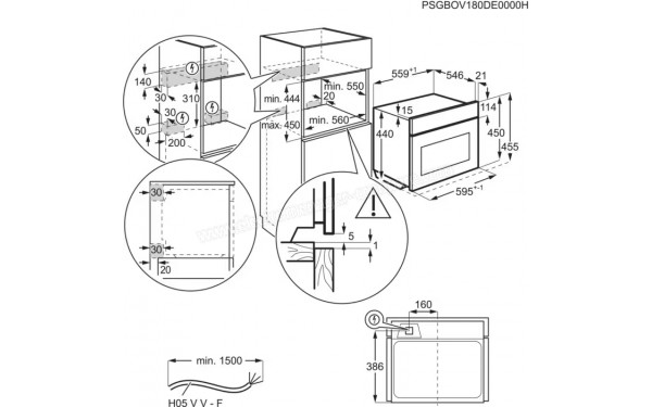 AEG KME525000M - Dimensions
