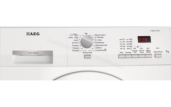 AEG L6047FL - Panneau de commandes