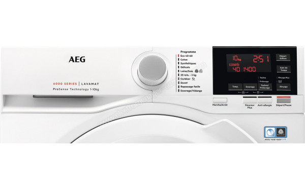 AEG L6FBR144G - Panneau de commandes