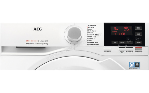 AEG L6FBR844G - Panneau de commandes