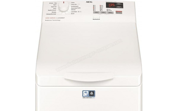 AEG L6TBR622K 2020 - Vue du dessus