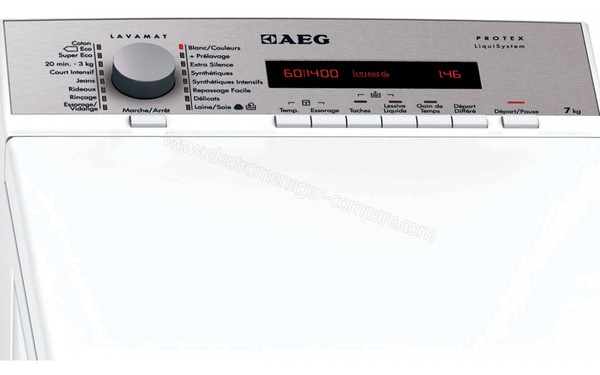 AEG L74270TL - Panneau de commandes