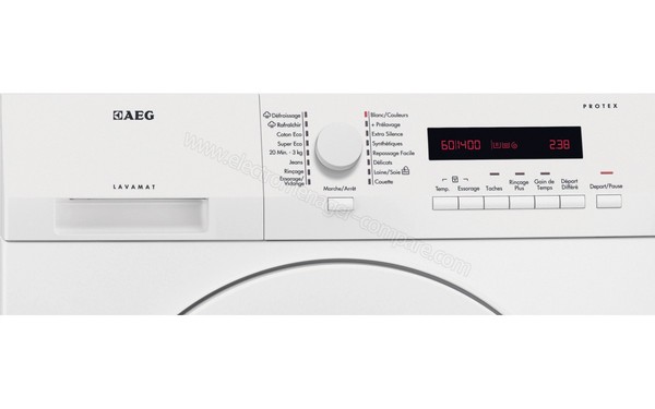 AEG L75280FL - Panneau de commandes