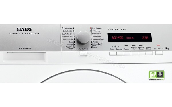 AEG L79495OKO - Panneau de commandes