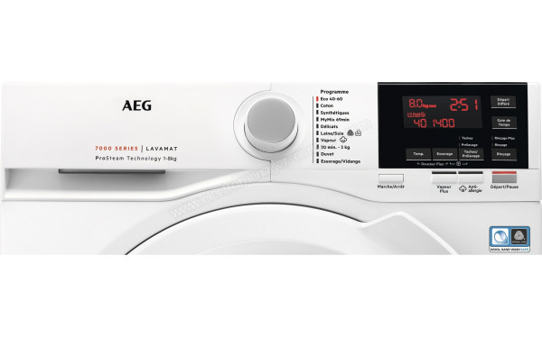 AEG L7FBR847E - Panneau de commandes