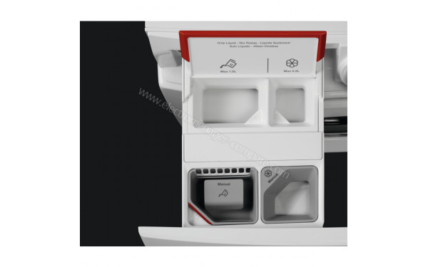 AEG L7FEBR169E - Zoom sur le tiroir lessiviel