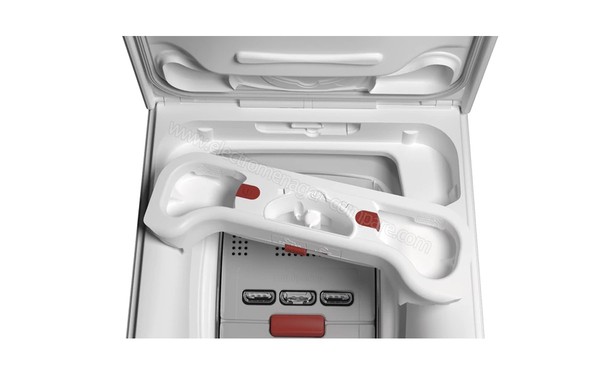 AEG L7TBD734E - Vue du bac &agrave; produit
