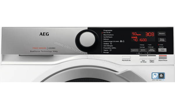 AEG L7WBR962E 2020 - Panneau de commandes