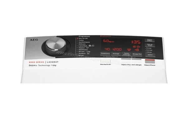 AEG L8TER653C - Panneau de commandes