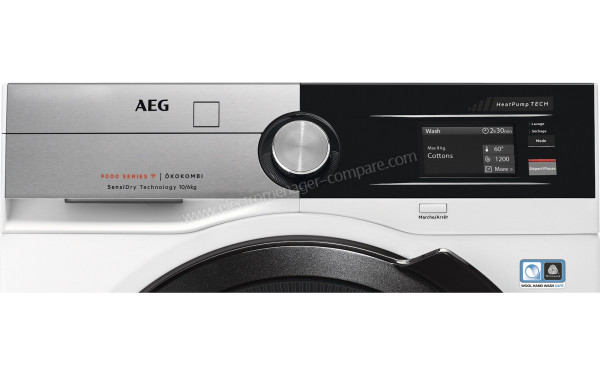 AEG L9WSR173A - Panneau de commandes