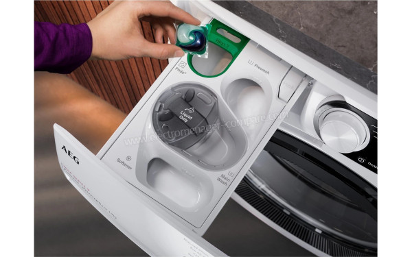 AEG LFR6G1410V - Zoom sur le tiroir lessiviel