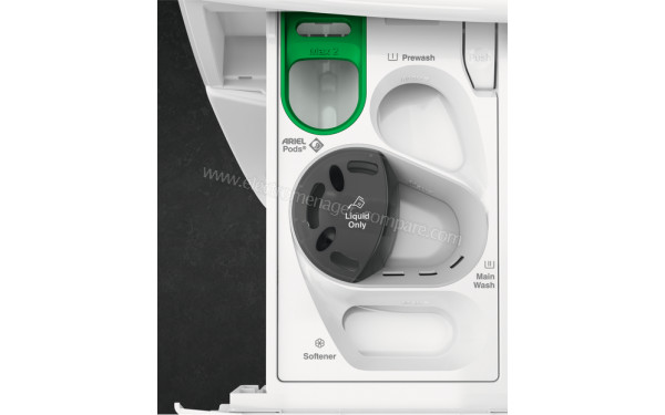 AEG LFR83B114V - Zoom sur le tiroir lessiviel