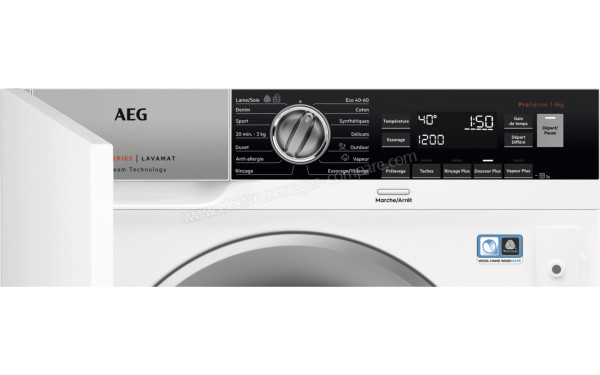 AEG LFX7E8432BI 2020 - Panneau de commandes