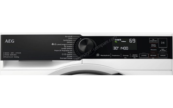 AEG LWR73166B - Panneau de commandes