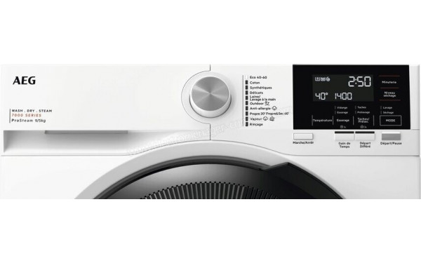 AEG LWR7G944B - Panneau de commandes