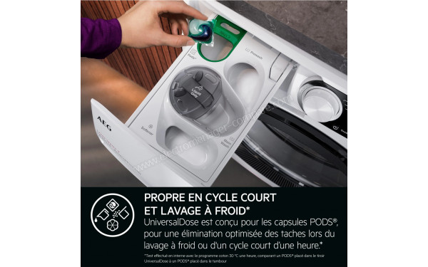 AEG LWR85A166V - Mise en situation