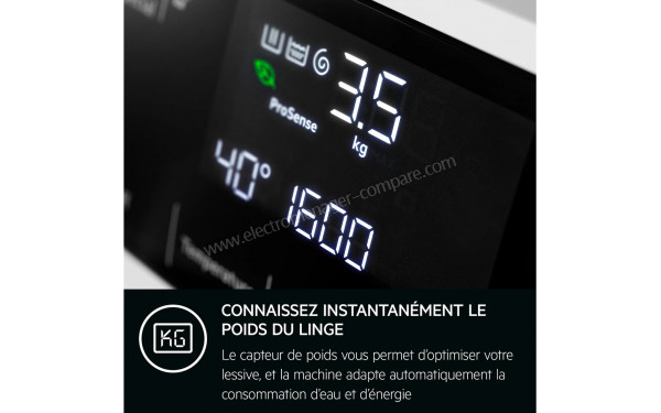 AEG LWR98B166X - Vue des programmes