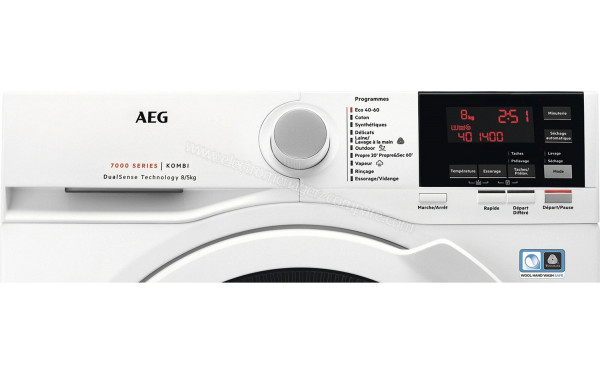 AEG LWX7G8564B - Panneau de commandes