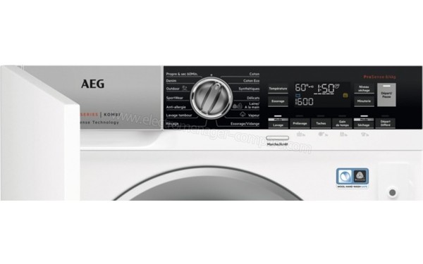 AEG LWX8463BI - Panneau de commandes (cr&eacute;dit : Darty)