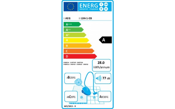AEG LX4-1-EB - &Eacute;tiquette &eacute;nergie