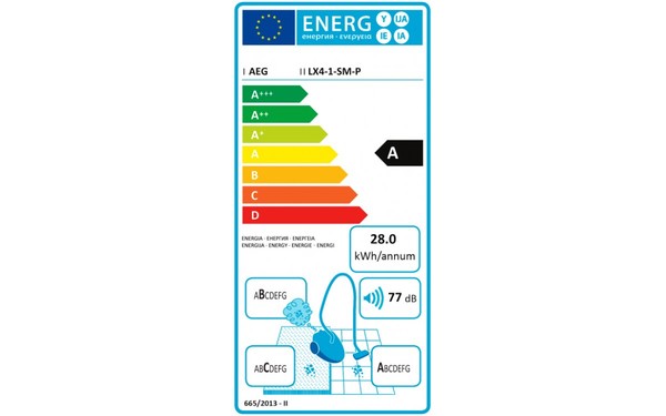 AEG LX4-1-SM-P - &Eacute;tiquette &eacute;nergie