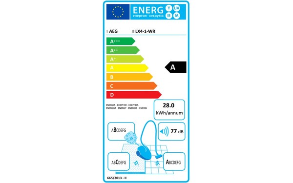 AEG LX4-1-WR - &Eacute;tiquette &eacute;nergie