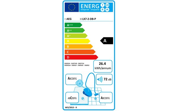 AEG LX7-2-DB-P - &Eacute;tiquette &eacute;nergie