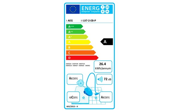 AEG LX7-2-EB-P - &Eacute;tiquette &eacute;nergie