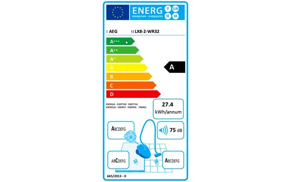 AEG LX8-2-WR32 - &Eacute;tiquette &eacute;nergie