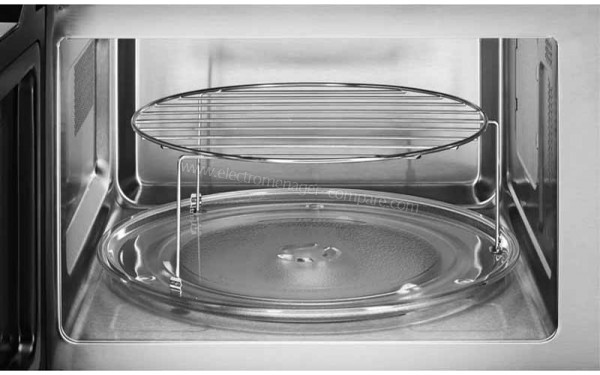 AEG MBB1756DEM - Vue de l'int&eacute;rieur avec support