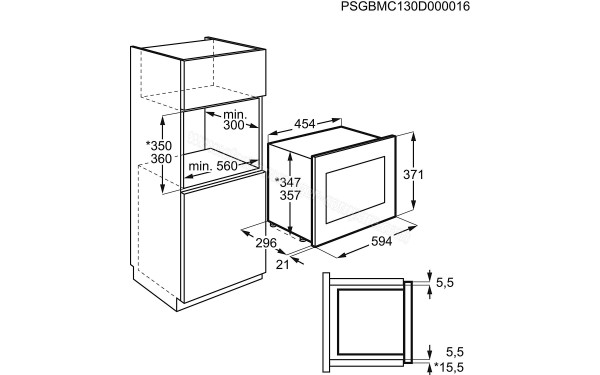 AEG MBB1756SEM - Sch&eacute;ma technique