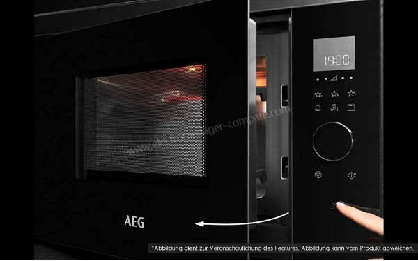 AEG MBE2657SEM - Ouverture porte